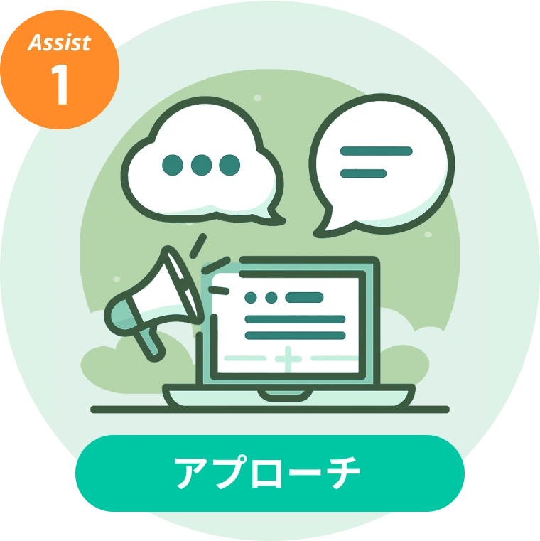 アプローチ